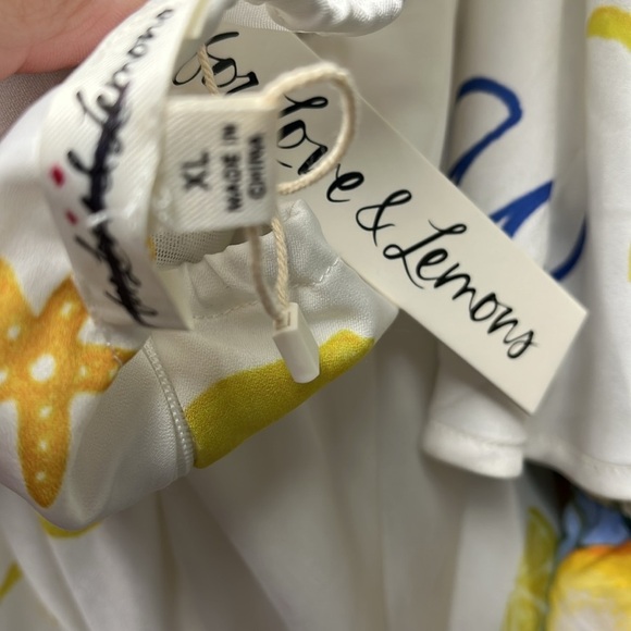 For love & lemons Carla Italian summer strapless maxi dress size XL New With Tag - Picture 8 of 8